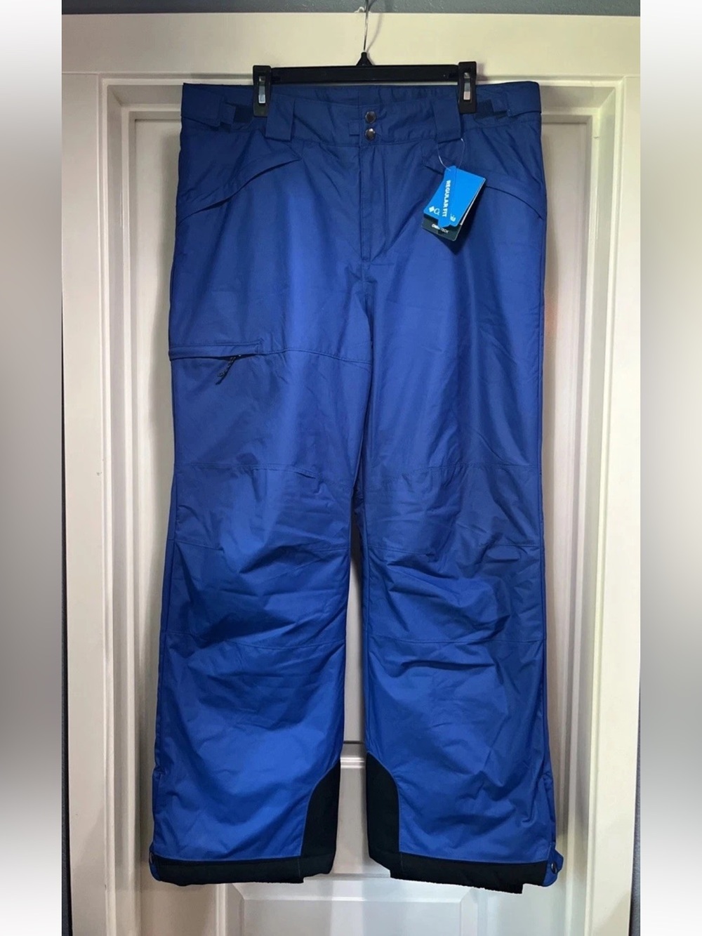 Mens Large Columbia Clear Mountain FS Omni-Heat Pant Blue Snow Ski Winter New